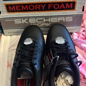 Skechers Men's Black Memory Foam Sneakers